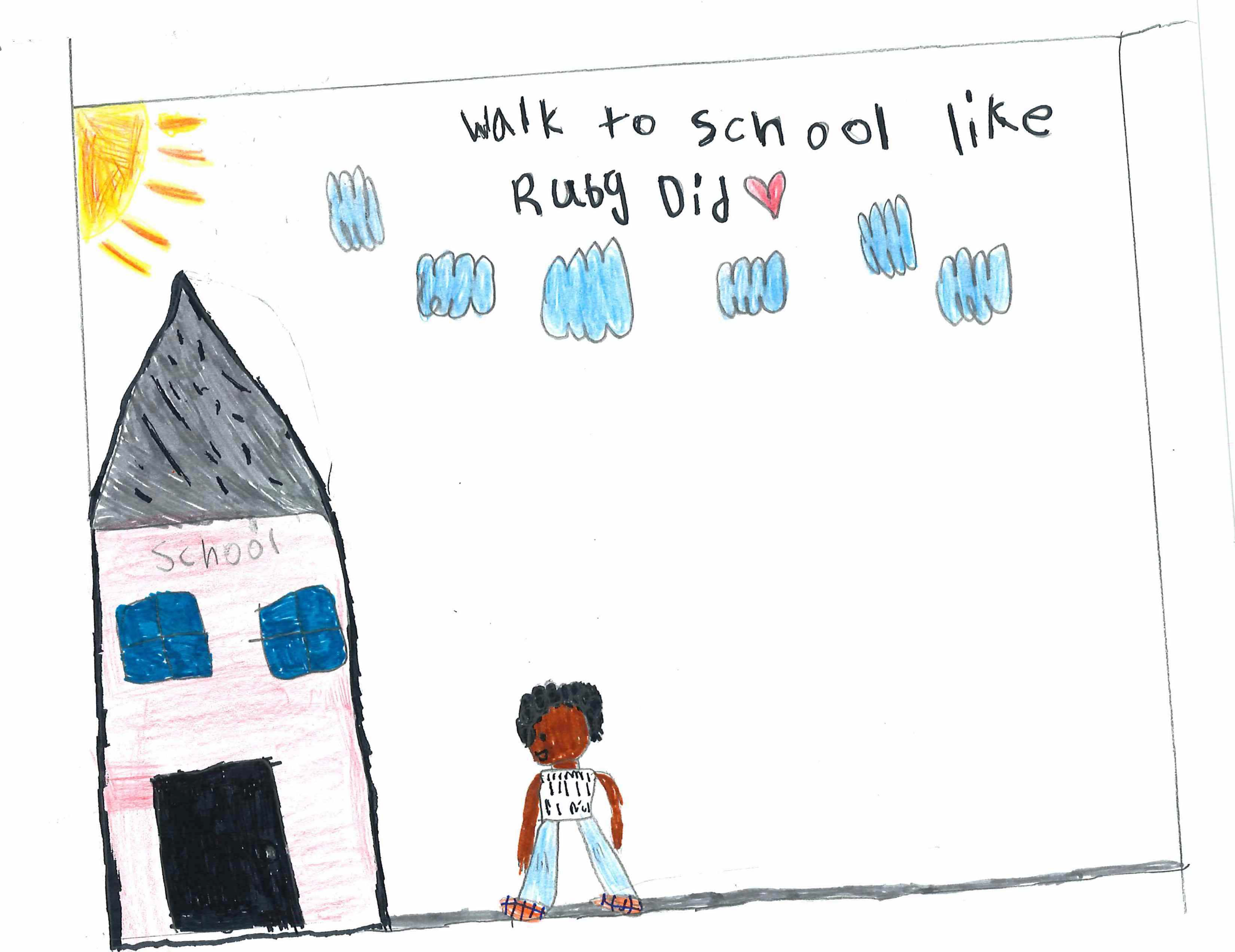 Ruby Bridges Walking to School.